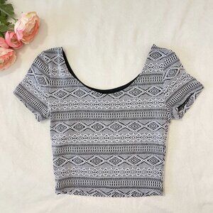 H&M Aztec Crop Top